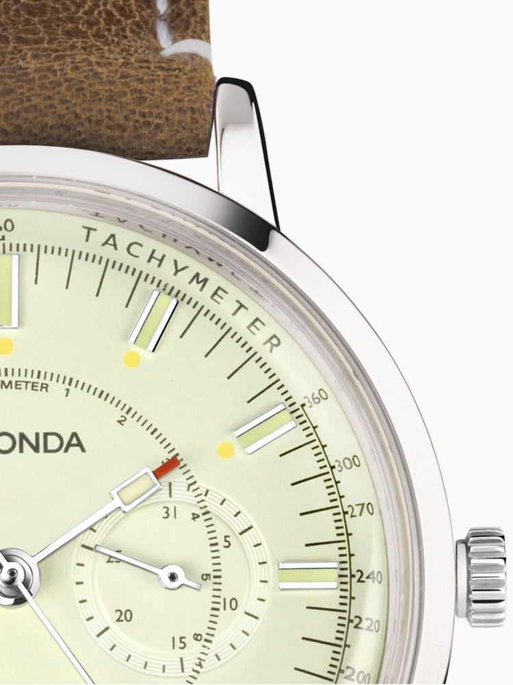 Sekonda Mens Leather Strap Brown Watch - Image 2 of 5