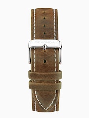 Sekonda Mens Leather Strap Brown Watch - Image 3 of 5