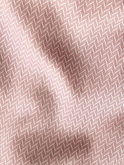 Damson Pink Regular Fit Single Cuff Textured Cotton Shirt - Image 7 of 7