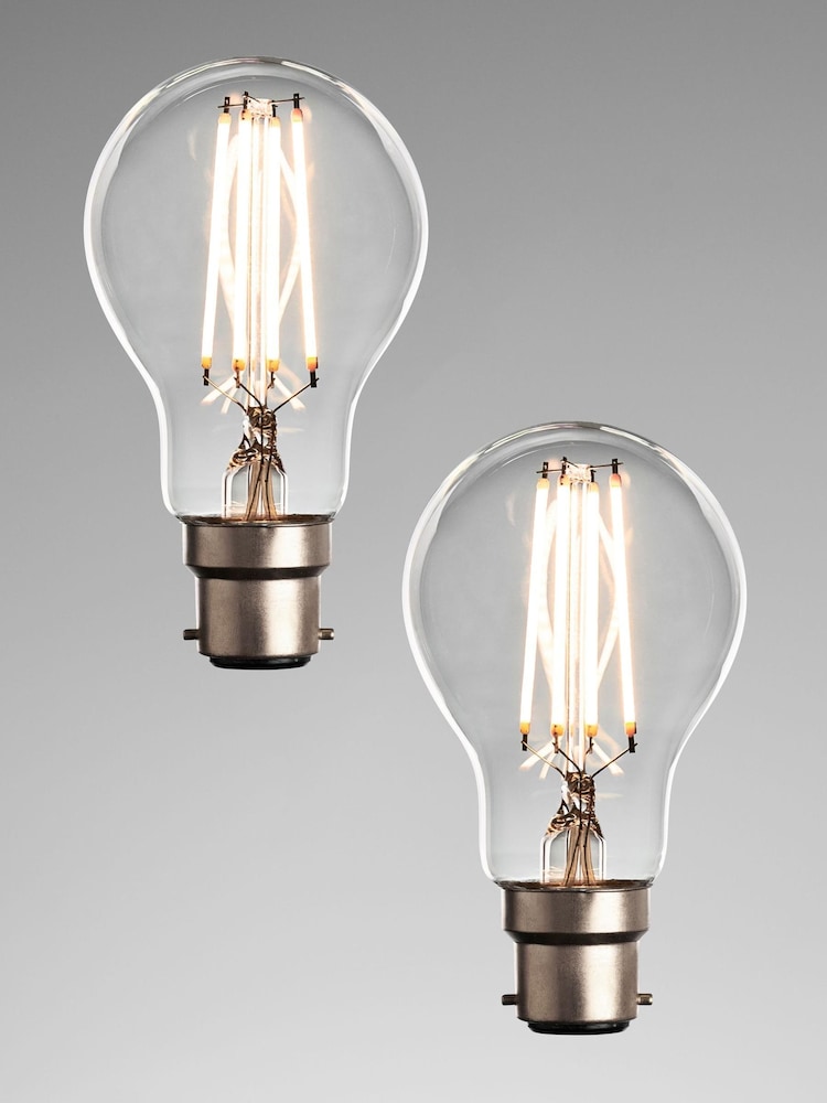 2 Pack BC 6W LED GLS Dimmable Light Bulbs - Image 1 of 3