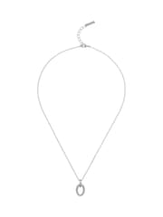 Karen Millen Silver Tone Chain Link Pendant Necklace - Image 2 of 5