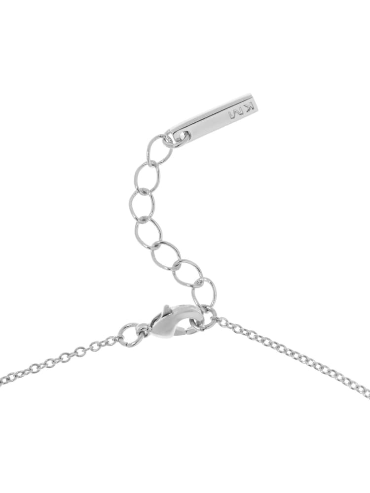 Karen Millen Silver Tone Crystal Flow Pendant - Image 6 of 6 Karen Millen Silver Tone Crystal Flow Pendant - Image 6 of 6