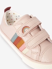 Muted Pink Rainbow Standard Fit (F) Trainers - Image 4 of 4