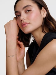 Karen Millen Gold Tone Crystal Baguette Bracelet - Image 3 of 6