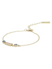 Karen Millen Gold Tone Crystal Baguette Bracelet - Image 5 of 6
