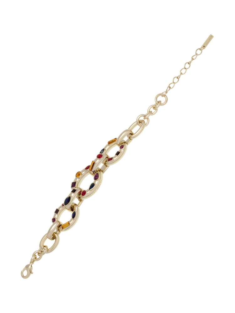 Karen Millen Gold Tone Crystal Chain Statement Bracelet - Image 5 of 5 Karen Millen Gold Tone Crystal Chain Statement Bracelet - Image 5 of 5