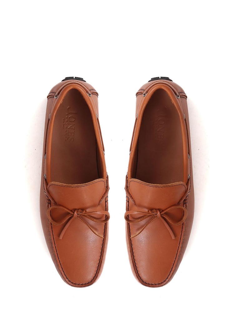 Jones Bootmaker Tan Brown Percival Casual Moccasins - Image 4 of 4