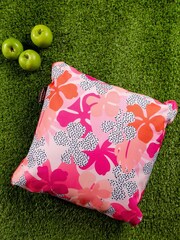 Navigate Orange Tribal Fusion 100% Cotton Outdoor Cushion - Image 1 of 5