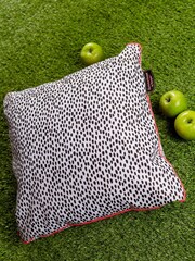 Navigate Orange Tribal Fusion 100% Cotton Outdoor Cushion - Image 2 of 5