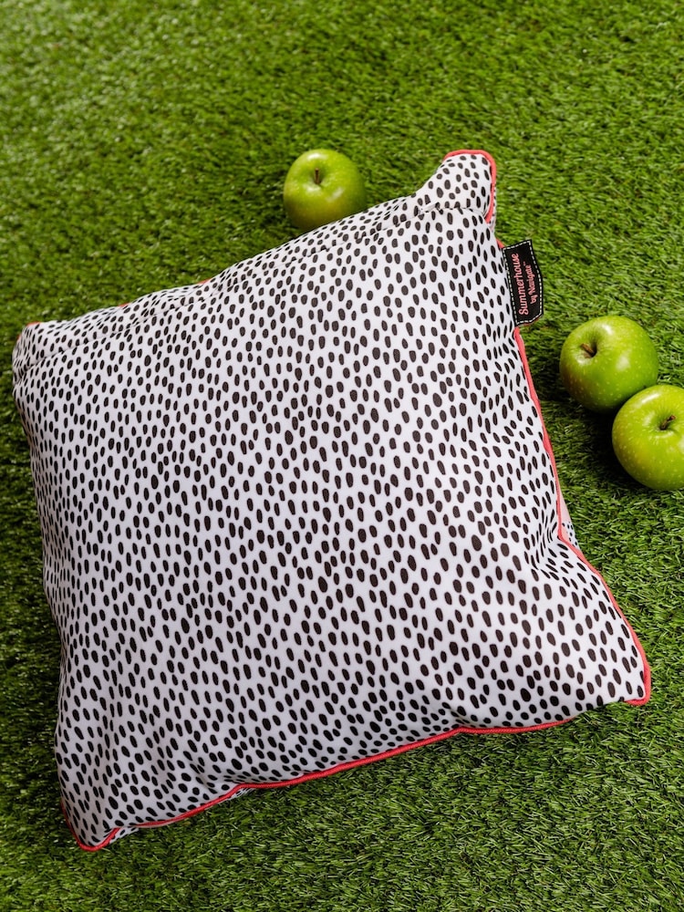 Navigate Orange Tribal Fusion 100% Cotton Outdoor Cushion - Image 2 of 5