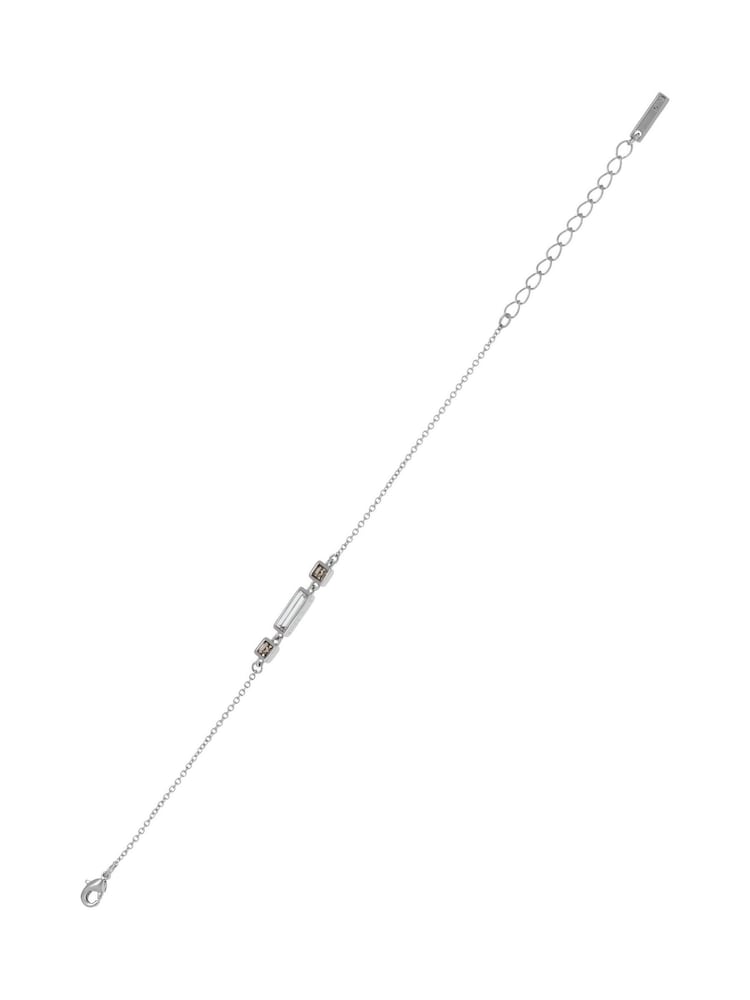 Karen Millen Silver Tone Crystal Baguette Bracelet - Image 6 of 6 Karen Millen Silver Tone Crystal Baguette Bracelet - Image 6 of 6