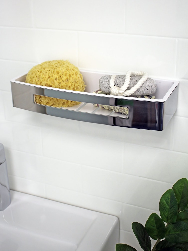 Showerdrape Bagno Rust Proof Rectangular Shower Basket - Image 2 of 4