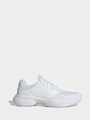 adidas White GameCourt 3 Tennis Trainers - Image 1 of 10