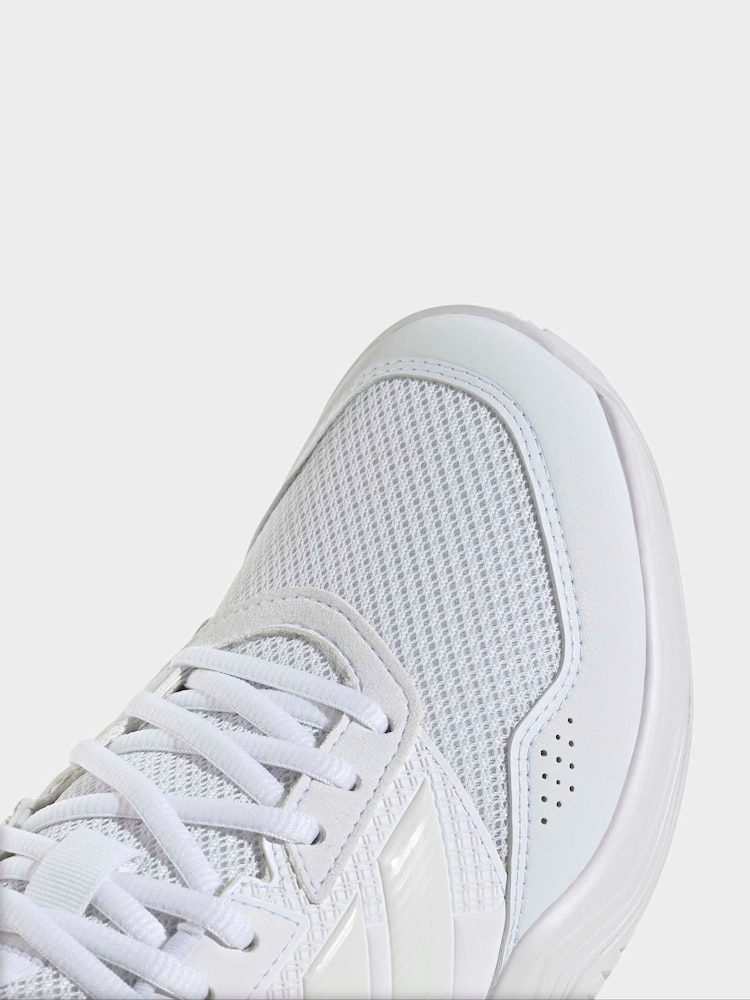 adidas White GameCourt 3 Tennis Trainers - Image 10 of 10 adidas White GameCourt 3 Tennis Trainers - Image 10 of 10