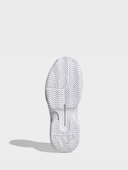adidas White GameCourt 3 Tennis Trainers - Image 6 of 10