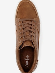 Tan Brown Regular Fit Smart Casual Trainers - Image 3 of 5