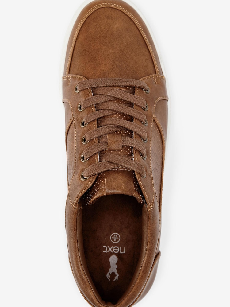 Jasnobrązowy - Krój standardowy - Buty sportowe smart casual - Image 3 of 5