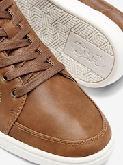 Tan Brown Regular Fit Smart Casual Trainers - Image 4 of 5