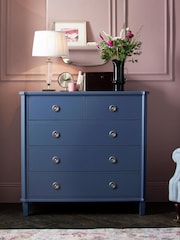 Laura Ashley Dusky Seaspray Henshaw Two+Three Drawers Chest - Image 1 of 7