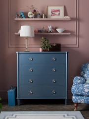 Laura Ashley Dusky Seaspray Henshaw Two+Three Drawers Chest - Image 2 of 7