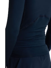 Under Armour Black HeatGear Fitted Long Sleeve Base Layer T-Shirt - Image 6 of 8
