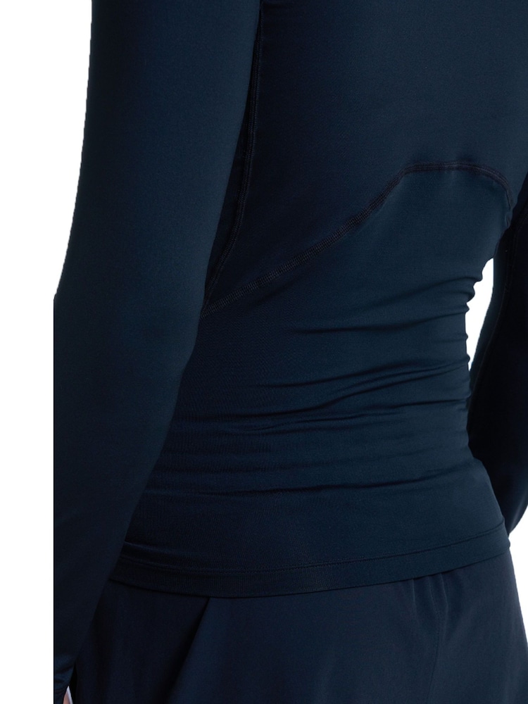 Zwart - Under Armour HeatGear aansluitend T-shirt met lange mouwen voor onderkleding - Image 6 of 8