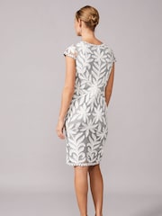 Phase Eight Blue Isobel Tapework Dress - Image 2 of 6