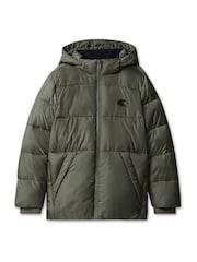 Calvin Klein Blue Kids Hooded Puffer Coat - Image 5 of 5