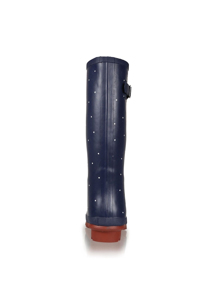 Regatta Blue/White Spot Ladies Fairweather II Wellies - Image 4 of 6