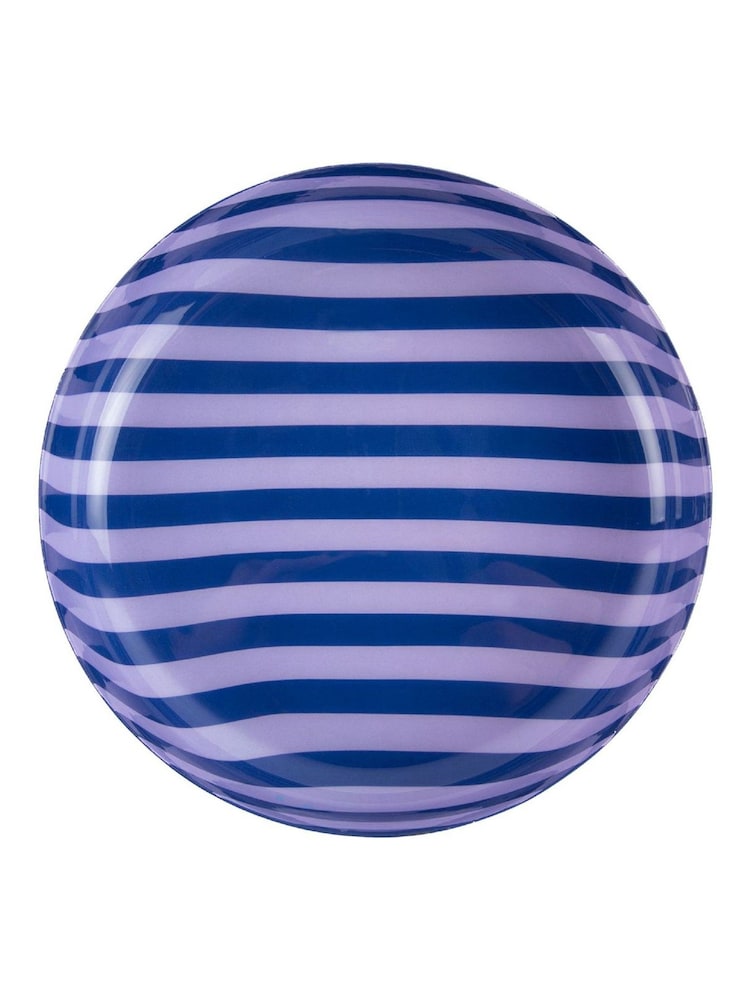 Present Time Cobalt Blue W. Soft Purple Animado Medium Bowl - Image 2 of 2