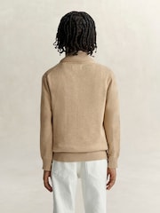 GANT Natural Shield Cotton Half Zip Sweater - Image 2 of 4