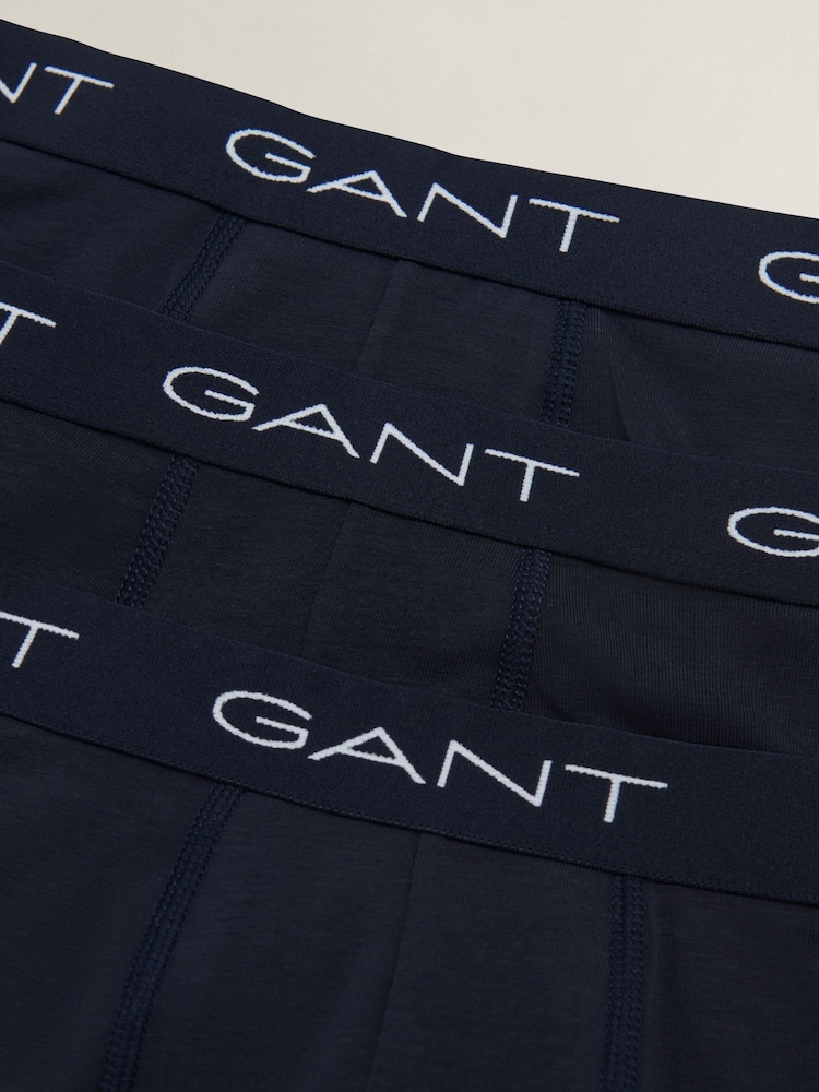 Plavo - GANT Bokserske gaćice 3 Pack - Slika 2 od 2 Plavo - GANT Bokserske gaćice 3 Pack - Slika 2 od 2