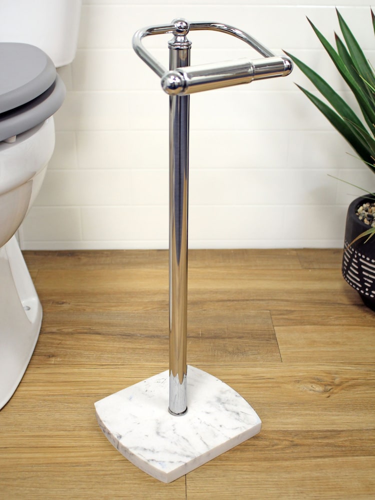 Showerdrape White Octavia Toilet Roll Holder - Image 1 of 2