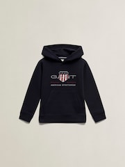 Azul - Sudadera con capucha GANT Archive Shield - Imagen 5 de 6