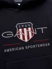 Azul - Sudadera con capucha GANT Archive Shield - Imagen 6 de 6