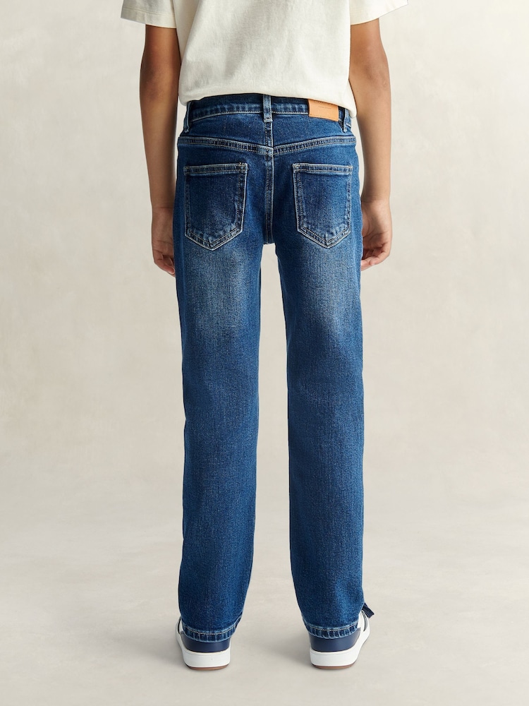Blau, mittlere Waschung - Jeans mit Straight Fit von Gant - Bild 2 von 8 Blau, mittlere Waschung - Jeans mit Straight Fit von Gant - Bild 2 von 8
