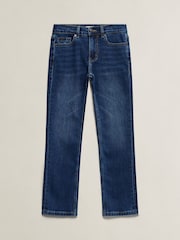 Blau, mittlere Waschung - Jeans mit Straight Fit von Gant - Bild 6 von 8