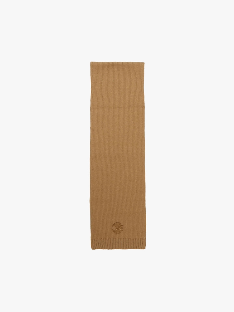 Michael Kors Brown 3D Scarf - Image 2 of 4