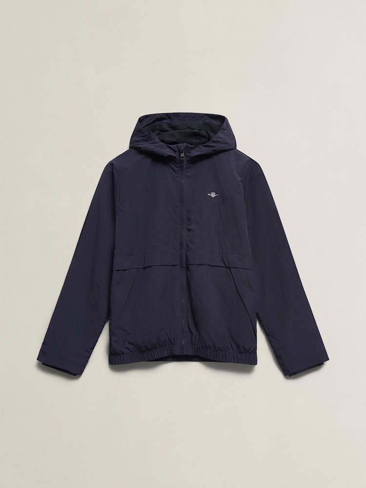 GANT Navy Blue Lightweight Windbreaker Jacket - Image 1 of 4
