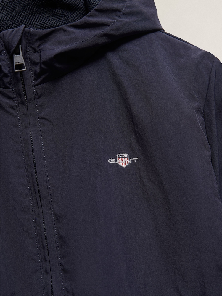 GANT Navy Blue Lightweight Windbreaker Jacket - Image 2 of 4