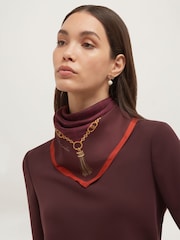 Hobbs Amy Silk Scarf - Imagem 2 de 4