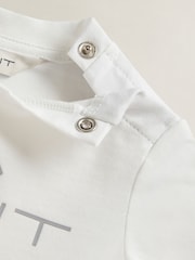 GANT White Archive Shield T-Shirt - Image 3 of 3