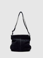 NÚNOO Black Layla Sweetheart Suede Bag - Image 4 of 4