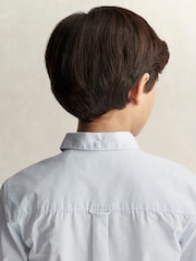 Azul - Camisa popelina con escudo GANT - Imagen 5 de 7