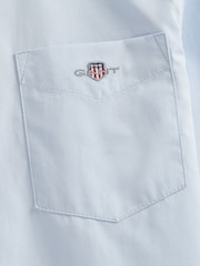 Azul - Camisa popelina con escudo GANT - Imagen 7 de 7