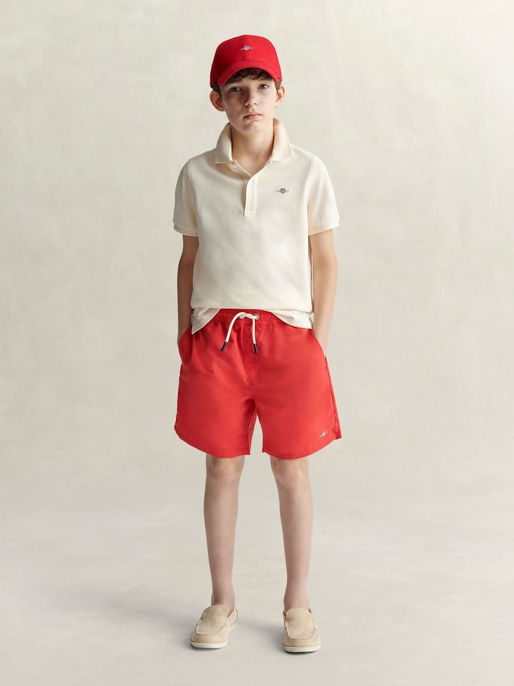 GANT Red Shield Swim Shorts - Image 4 of 4 GANT Red Shield Swim Shorts - Image 4 of 4