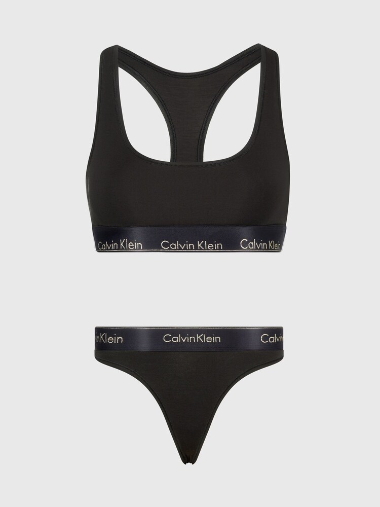 Calvin Klein Black Modern Cotton Holiday Bikini - Image 6 of 6 Calvin Klein Black Modern Cotton Holiday Bikini - Image 6 of 6