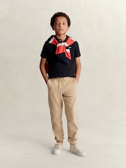 GANT Black Shield Pique Short Sleeve Polo Shirt - Image 4 of 6