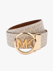 Michael Kors Cream Cut-To-Size Boxed Reversible Belt - Image 1 of 8
