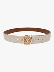 Michael Kors Cream Cut-To-Size Boxed Reversible Belt - Image 3 of 8